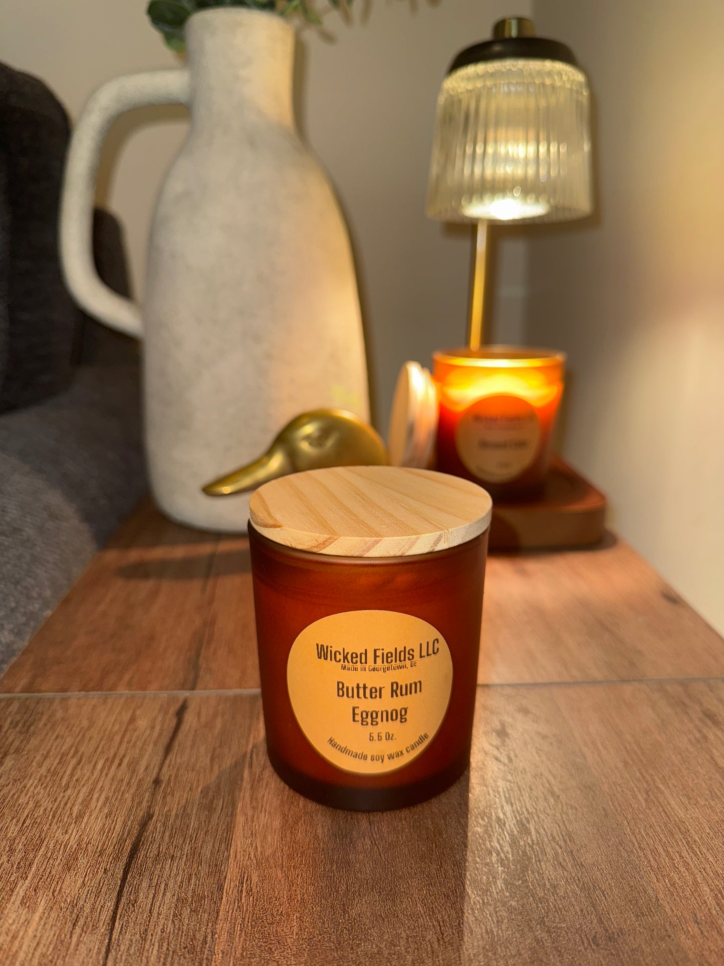 Butter Rum Eggnog Jars