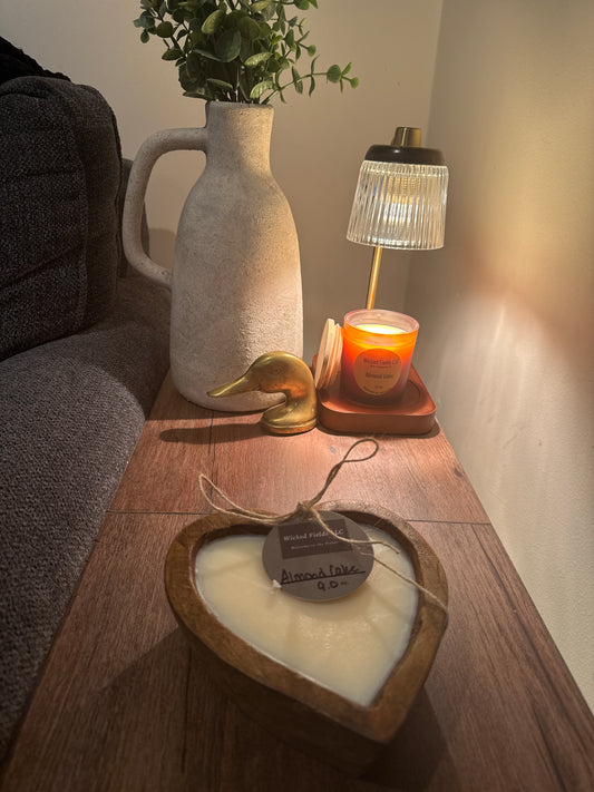 Almond Cake Heart Bowl