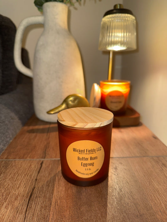 Butter Rum Eggnog Jars